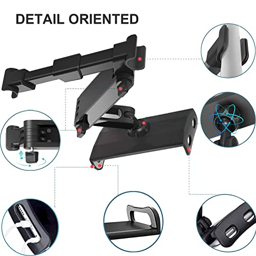 Timewall MOUNT-CHM11-BLACK Car Headrest Tablet Mount thumb #4