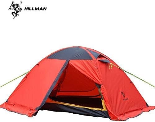 TAOYA Tent, 2 Person, 4 Season, 20D Coated Silicone,Portable Lightweight Durable Waterproof 5000 mm, Windproof, Camping, Backpacking, Fishing, Barbecue Tent. (Green) (Red)