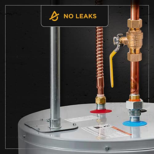 Válvula de compresión de 2,54 cm Everflow libre de plomo para tubería de agua potable 5