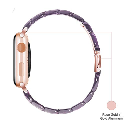 Image of Light House Apple Watch Bands-Fashion Lightweight Resin iWatch Bands for Women Men 38mm /40mm /41mm /42mm(Series 11 10), 49mm /46mm /45mm /44mm /42mm(S 3 2 1), Compatible with Apple Watch Series 11 SE 10 9 8 7 6 5 4 3 Ultra