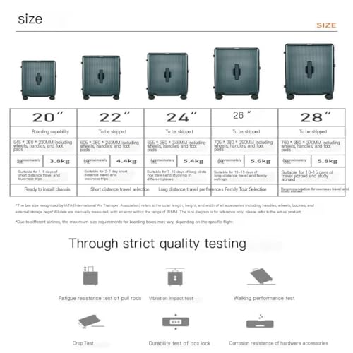 Carry-On Luggage Suitcase Trolley Case, Sturdy And Durable, Thickened Suitcase, Password Leather Case, Universal Wheels Suitcase(White,28in)2