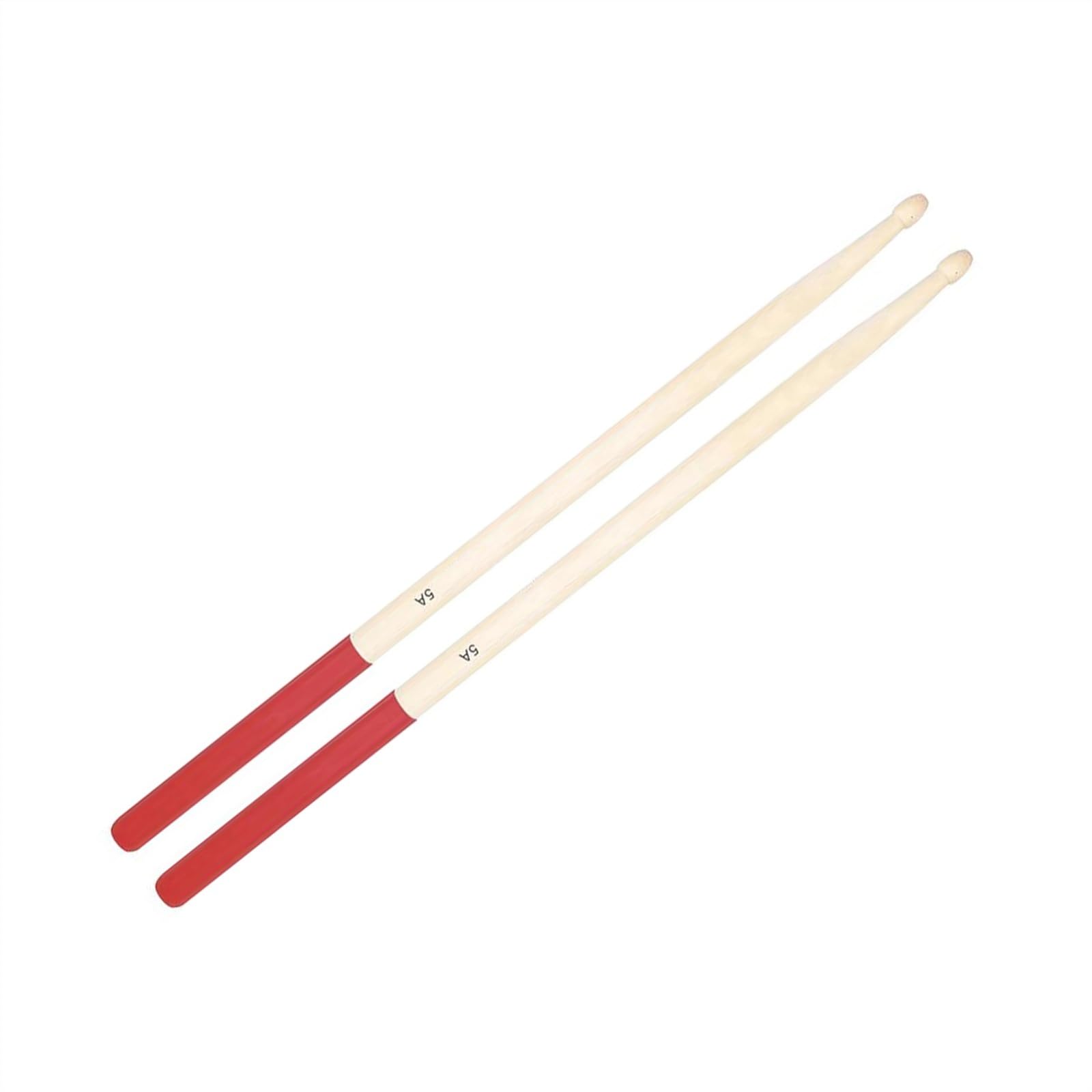 1 Paar 5A Ahorn-Drumsticks Professionelle Holz-Drumsticks Mit Umwickeltem Gummigriff Trommelstöcke für Anfänger (Color : C)