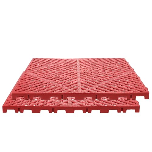 Garneck 2 Piezas Rejillas para Piso de Lavado de Autos Antideslizantes Baldosas Modulares para Drenaje Rápido Paneles de Parrilla para Taller y Garaje para Áreas Húmedas y Lavaderos