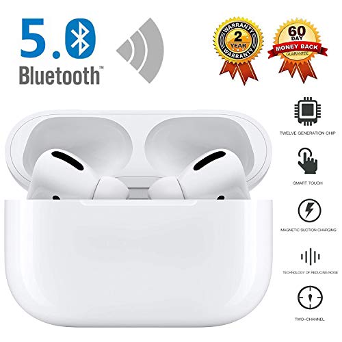 Auriculares Bluetooth 5.0, Auriculares inalámbricos internos, IPX7 a Prueba de Agua, Compatible con iPhone/Huawei/Samsung/Airpods Pro