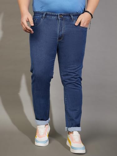 Image of Bigbanana Plus Size Men's Regular Fit Solid Jeans
