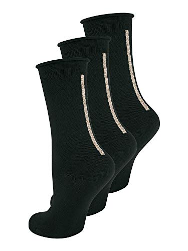 Preisvergleich Produktbild ELBEO Damensocke Straight Elegance - schwarz - Größe 39-42