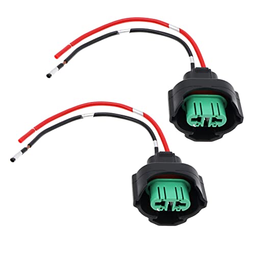 EMSea 2 Stück H11 Scheinwerfer Kabelbaum Stecker Ersatz Kompatibel mit H8/H9/H11/880/881/H27 Glühbirnen H11 Scheinwerfer Glühbirnen Stecker Verkabelung