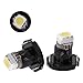 YITAMOTOR 10X White LED T3 Neo Wedge 1210-1 SMD LED Dash Climate Gauge Light Bulbs 8mm