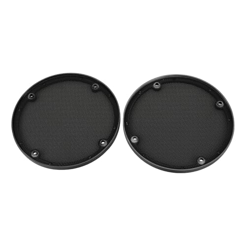 Image of Black Rear Speaker Trim Grills Mesh Covers For Harley Trike Street Glide FLHXXX 2010-2011 Street Glide FLHX 2006-2013 Electra Glide Classic FLHTC 1996-2013