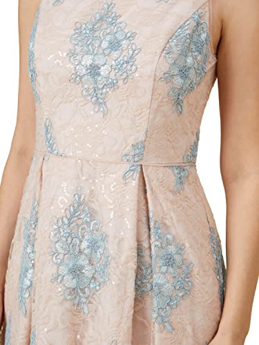 Image of Adrianna Papell Women's Embroidered Lace Fit and Flare