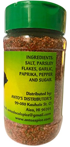 Anto's Hawaiian Local Spice Salt Seasoning (Garlic, 8 Ounce) image 4