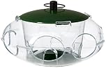Peckish 60053061 Bird Seed Feeder for Small Birds, 24.8 x 14.8 x 5.4 cm, Green