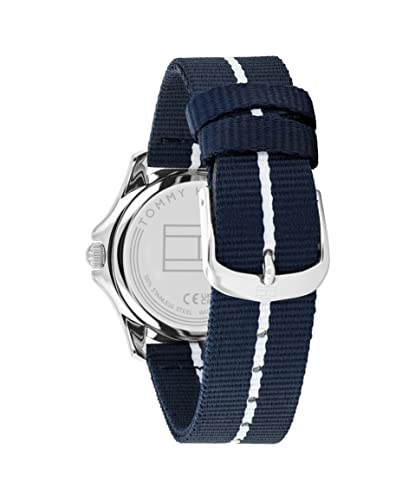 Image of Tommy Hilfiger Quartz Analog with Blue Dial Navy Silicone Strap Watch for Women - TH1782511W