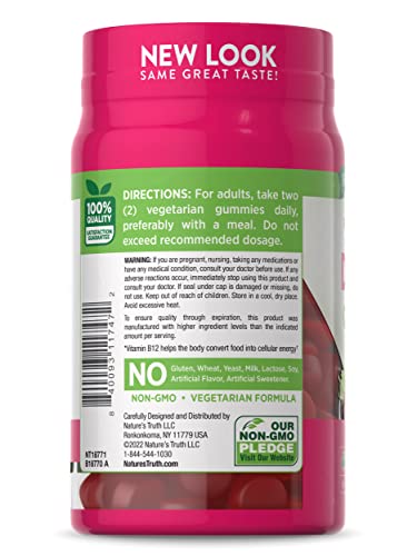 Nature's Truth Vitamin D3 and B12 Gummies - Image 7