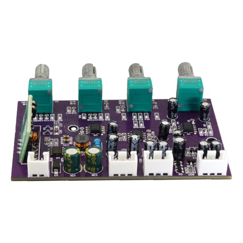 Gissroys Schallverstärker Karte Vorverstärkermodul E5532 Tonboard Surround Einstellung Umfang Verbesserung 9-29V Netzteil Versorgung Niedrige Impedanzausgang Vorverstärker...