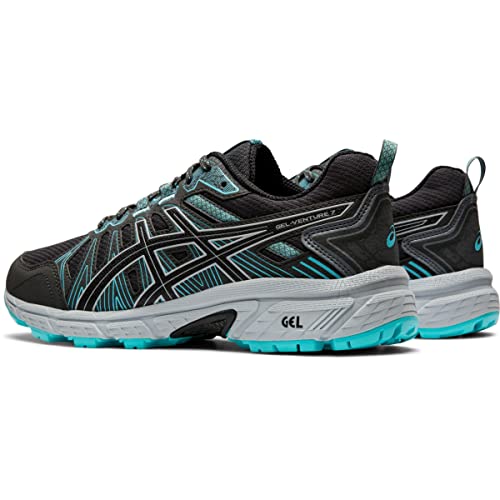 Asics Women's Gel-Venture 7 Running Shoes, 8.5, Graphite Grey/Black/Blue #TOP2