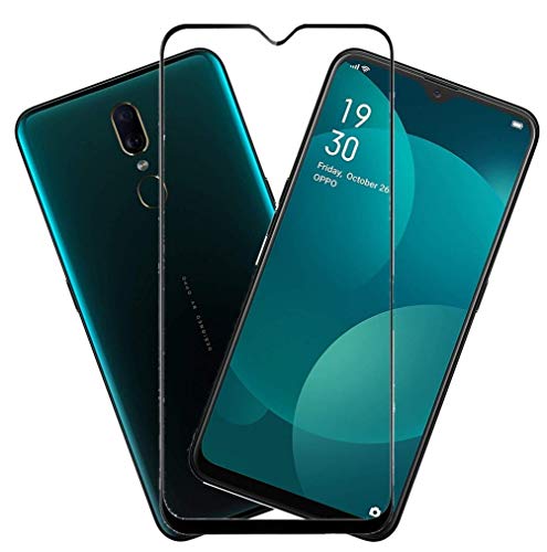 Image of Tempered Glass Screen Protector Compatible For Oppo F11 / A9 with Edge-to-Edge Protector and with Easy Installation Kit
