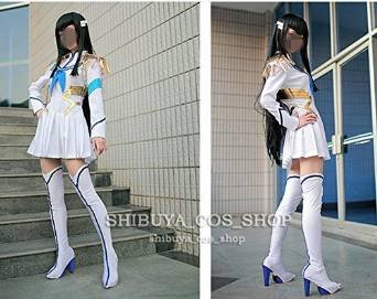 Amazon.co.jp: 実物撮影コスプレ 衣装 キルラキル 鬼龍院皐月+頭飾り+