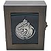 JINX Netflix's The Witcher White Wolf Medallion Necklace + Wooden Collector Box, Authenic Show Replica
