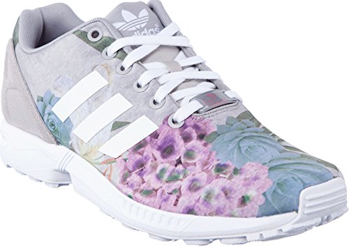 adidas Zx Flux - Zapatillas Mujer, Grau (Mgh Solid Grey/Ftwr White/Lush Pink S16-St), 38