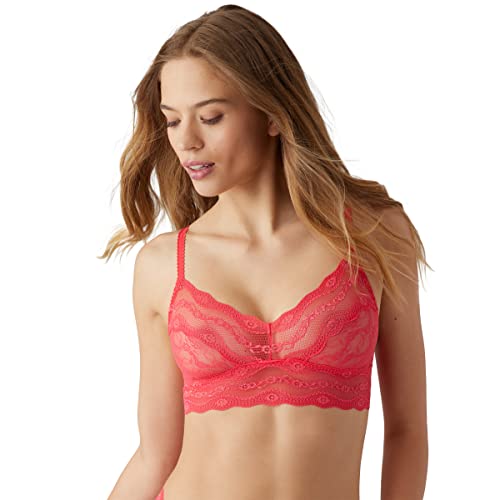Image of b.tempt'd Womens Lace Kiss Sheer Unlined Wire Free Bralette, 910182