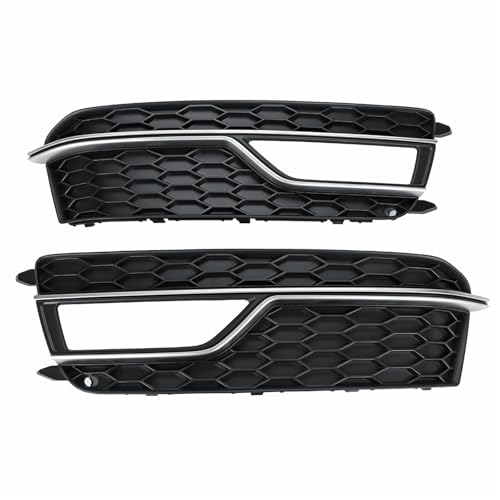 Grille antibrouillard chromée pour Audi A5 S Line S5 2013-2017 pare-chocs avant