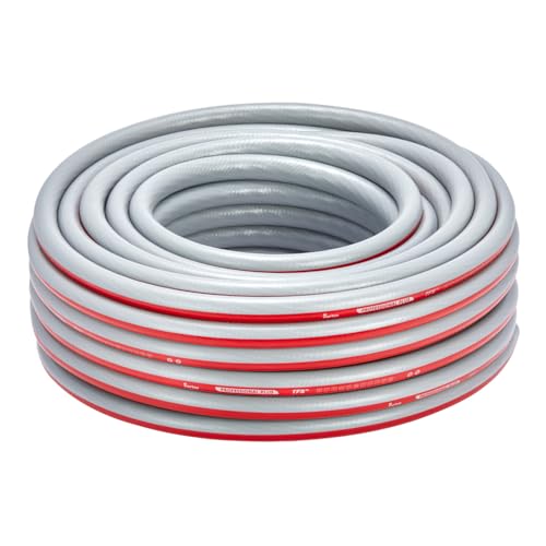 Vartco Professional Plus 6-lagiger Wasserschlauch Trinkwasserschlauch Lebensmittelschlauch Torsion-Free System Gartenschlauch Gartenbewässerung Flexibel Flexischlauch UV-beständig 30 Bar (1/2’’ 30m)