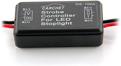 CARCHET Flash Strobe Controller Flasher Module for LED Brake Tail Stop Light
