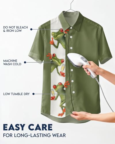 Image of 99TIMORO Fathers Funny Mens Hawaiian Shirt, Movie Button Down Short Sleeve Top, Father Day Summer Gifts