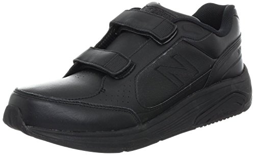 New Balance New Balance Men's 928 V1 Hook and Loop Walking Shoe, Black, 11.5 XW US