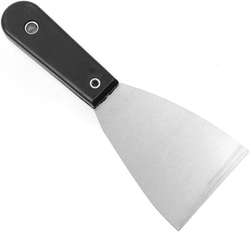 Putty Scrapers Knife,Putty knife Drywall Scrapers Stainless steel Flexible Putty knives - Used for Wallpaper, Wall Putty Remover Tool Set,4inch (Size : 3inch)