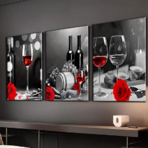 Toiles de vin rosé pour ambiance bistrot chic dans votre cuisine ou bar