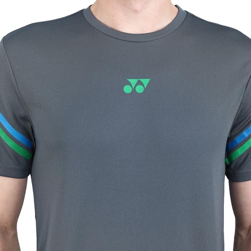 Image of YONEX Round Neck T-Shirt 2812 |Badminton|Tennis|Squash|Tru Dry |Quick Dry |Breathable |Fleecy