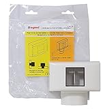 Legrand LEG98186-Bilderrahmen, einfach, für mosaic-Zierleiste, Geräte auf 12,5 mm