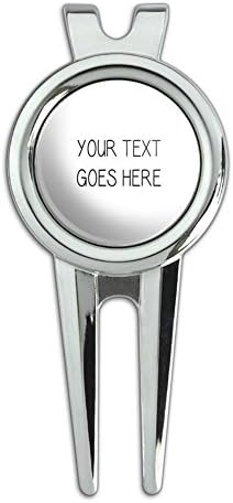 Graphics and More Personalized Custom White Background Any Occasion Golf Divot Repair Tool and Ball Marker