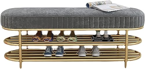 Banc à chaussures avec assise pour ne plus jamais chercher ses clés ou se baisser