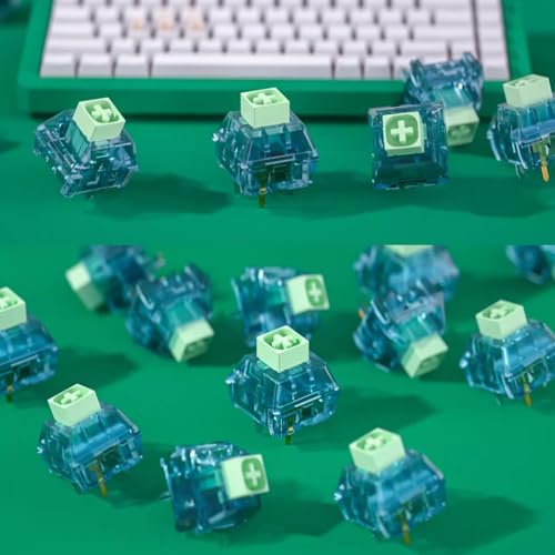 Image of Kailh Box Summer Mechanical Keyboard Switches,5-Pin 50gf Clicky /Speed Typing /Gaming /Waterproof Switches(Summer,108Pcs)
