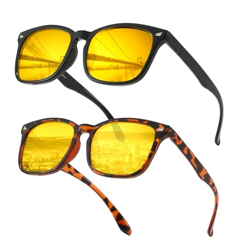 Save 12% on LVIOE 2-Pack Night Vision Driving Glasses