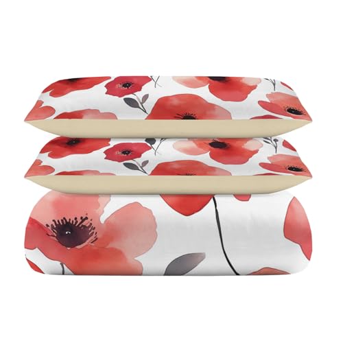 Funda nórdica de flores para dormitorios infantiles y juveniles en suave microfibra 7