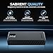 SABRENT Rocket XTRM 5 2TB Thunderbolt 5 Portable SSD, 80Gbps Connection, Up to 64Gbps Transfer, Compatible with TB4 TB3 USB4 USB 3.2 20Gbps 10Gbps 5Gbps, Rugged Aluminum and Silicone (SB-XTM5-2TB)