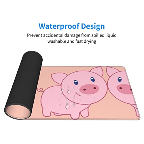 Tapis de souris mignon cochon pour décoration de bureau maison