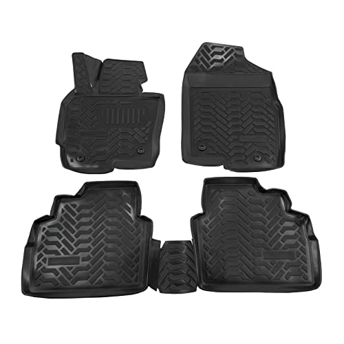 Tapis de sol caoutchouc noir 3D Mazda CX-5 pour stopper l'humidité