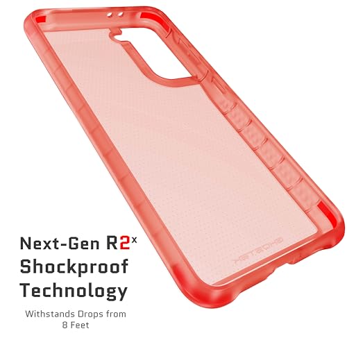 Image of Ghostek Covert Pink Galaxy S21 Plus Case for Women Clear Protective Phone Covers with Durable Slim Design Protection Supports Wireless Charging Designed for 2021 Samsung S21+ 5G (6.7in) (Pink)