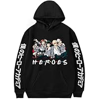 YIMIAO Hombre Mujer My Hero Academia Sudaderas con Capucha Manga