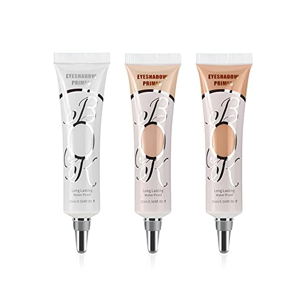 Ownest 3 Colors Eyeshadow Makeup Primer,Liquid Matte eyeshadow primer Base,Waterproof Long Lasting Makeup-Set A
