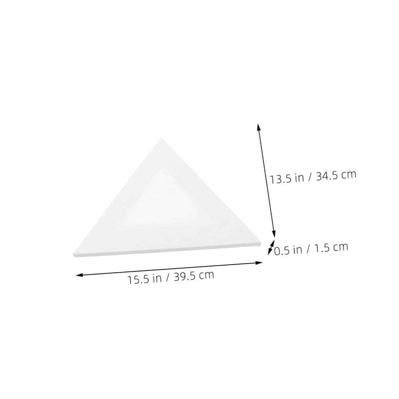 Sewroro 2pièces Lot de Toiles Tendues sur Châssis Triangulaire Panneau Prêt à Emploi pour Peinture à Huile et Acrylique Matériel Artiste et Décoration Intérieure