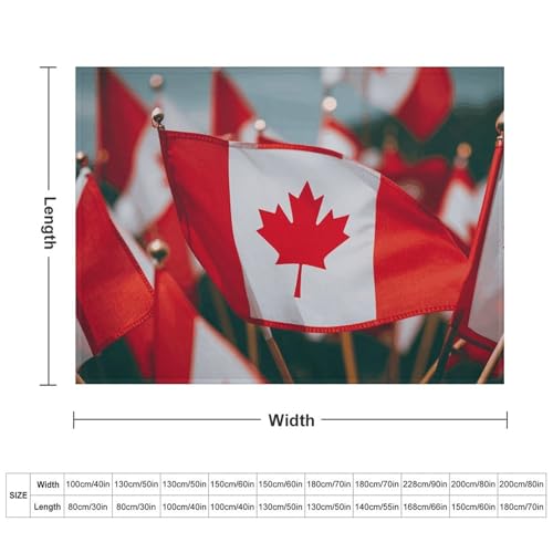Couverture flanelle Canada pour cocooning canapé et nuits fraîches