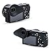JJC Soft Silicone Camera Eyecup Eyepiece Eyeshade for Sony a6600 a6500 a6400 Viewfinder Protector Replaces Sony FDA-EP17 Eye Cup