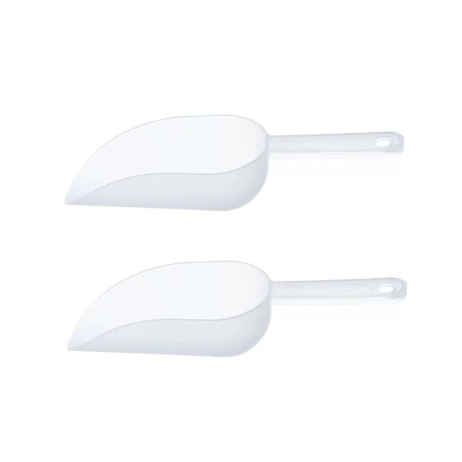 Plastic multi-purpose grain rice shovel ice shovel kitchen ice scoop rice grain scoop flour sugar dried fruit melon seeds small shovel（2PCS）