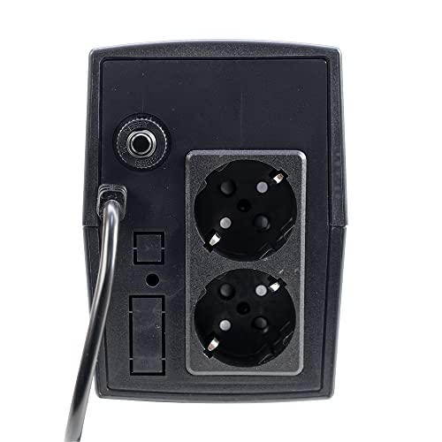 UPS PNI SafePC E650VA de 390W y 1.8A con dos salidas de 230V para PC 4